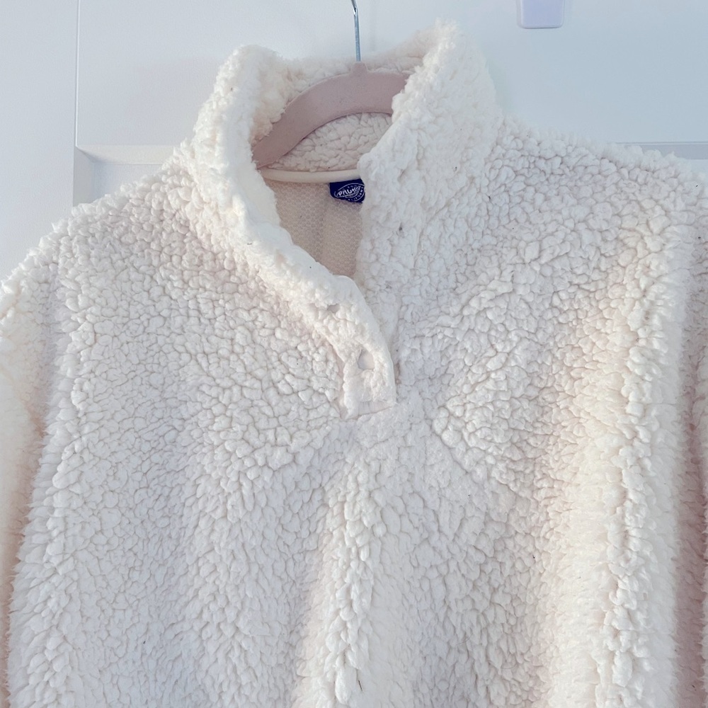 PacSun Cream Fleece Sweatshirt - Picture 5 of 12